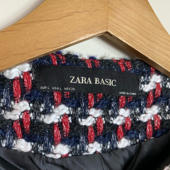 Zara Basic Tweed Blazer NWOT - Picture 4 of 7